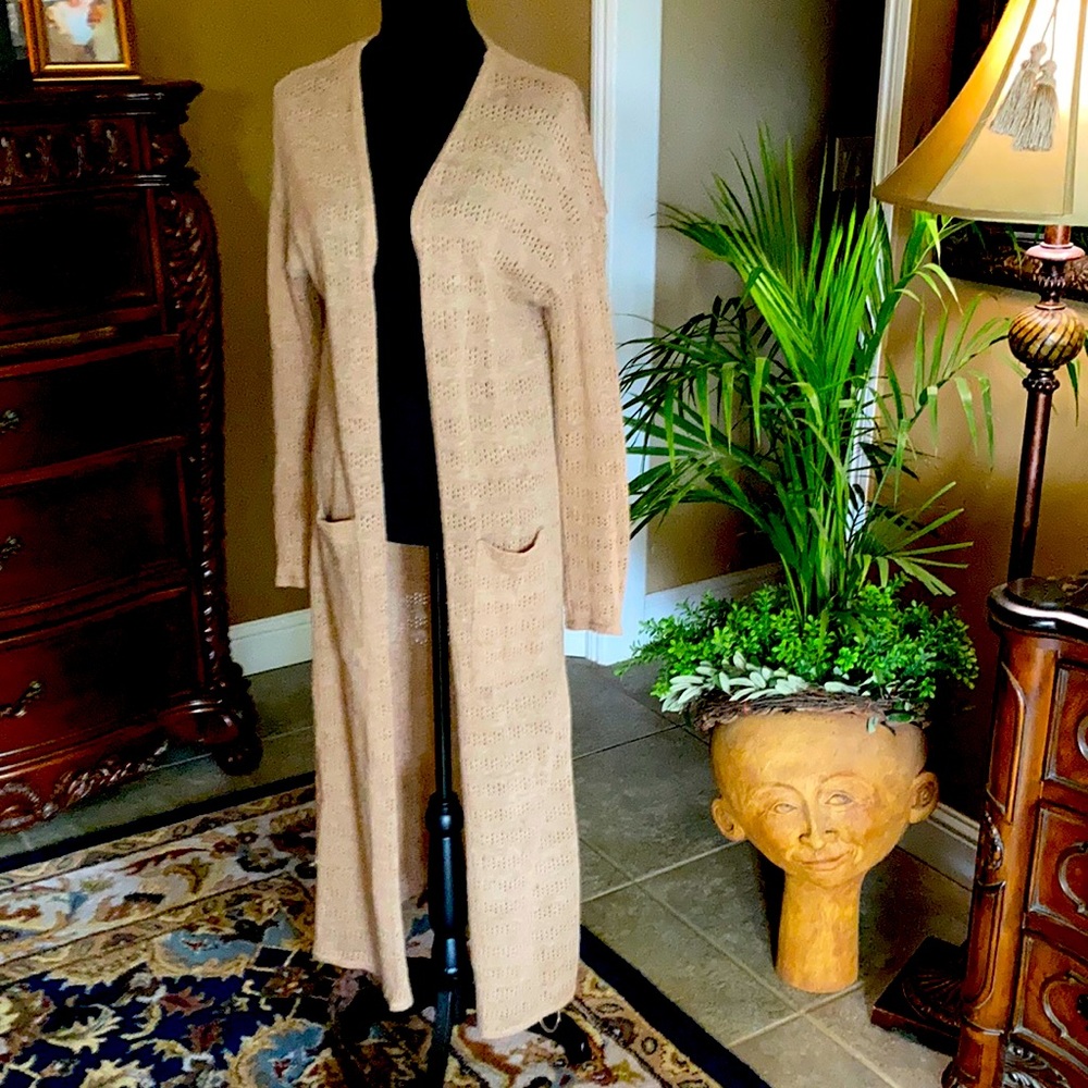 Light weight maxi cardigan